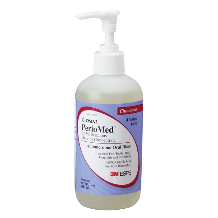 PerioMed 0.63% Stannous Fluoride Oral Rinse Concentrate, Mint, Alcohol-Free, 2.75 oz Bottle, 24/Case, 12105SM thumbnail 6