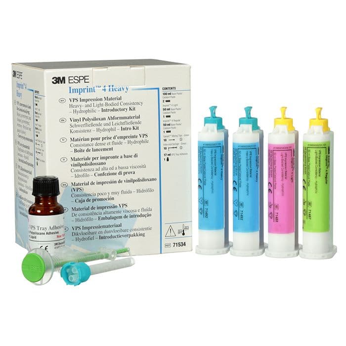 3M Imprint 4 Super Quick Heavy Body VPS Impression Material, Economy Pack, 50 ml Cartridges, 10/Pk, Yellow, 71532 thumbnail 16