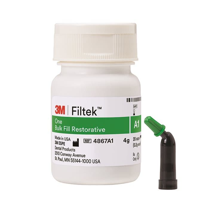 3M Filtek One Bulk Fill Restorative Capsules, A2, 0.2 g, 20/Pk, 4867A2 thumbnail 23