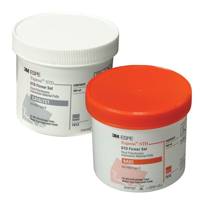 3M Express STD VPS Impression Material Putty, Regular Set, Heavy Body, 2 Jars (Base + Catalyst), 305 mL Each, 7312 thumbnail 18