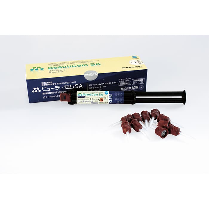 Shofu BeautiCem SA Self-Adhesive Dual-Cure Resin Cement, Ivory, 5 mL Auto-Mix Syringe Kit, 3214 thumbnail 6
