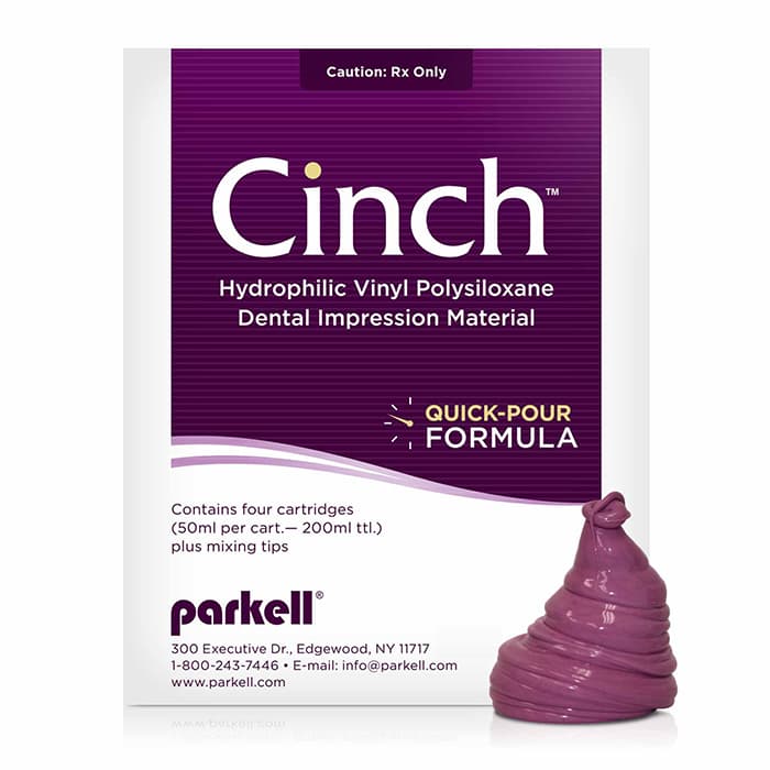 Parkell Cinch Quick Heavy Body VPS Impression Material, Fast Set, 50 ml Cartridges, 4/Pk, S463S thumbnail 17