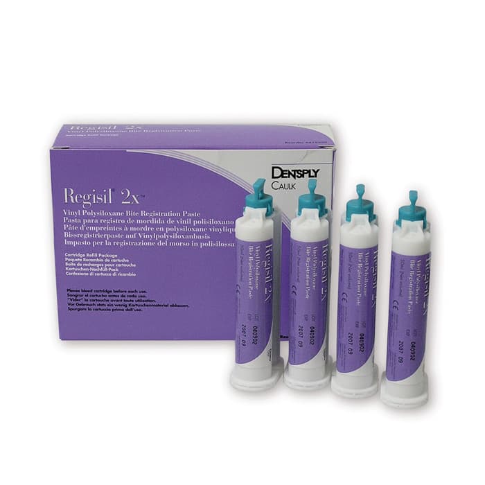 Regisil 2X VPS Bite Registration Material, Regular Set, Purple/Teal, 50 mL Cartridge Refill Pack, 4/Pk, 619500 thumbnail 24