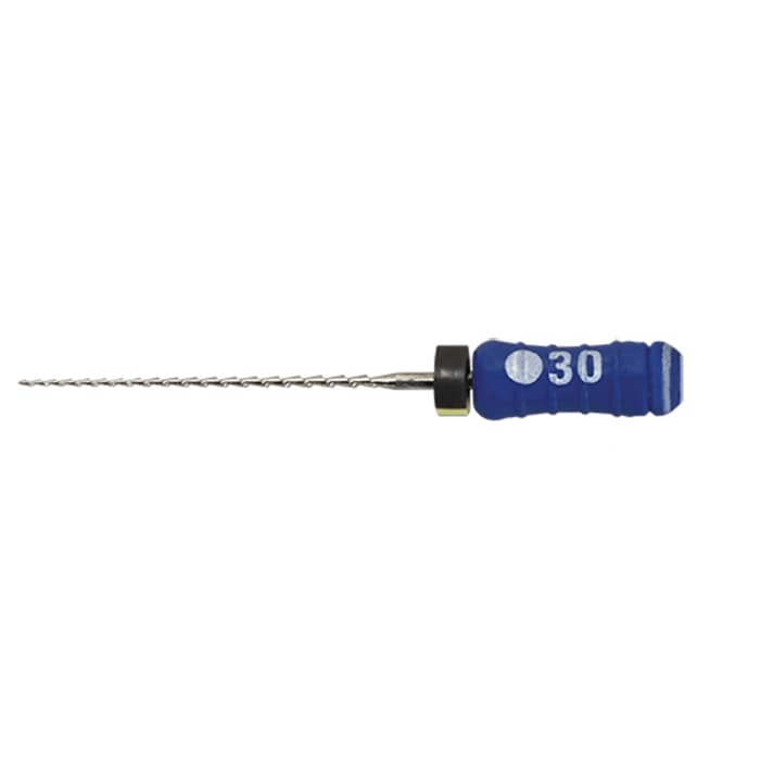 Ready-Steel Sterile Hedstrom File, Stainless Steel, 21 mm, #20, Yellow, 6/Pk, 6852021 thumbnail 12