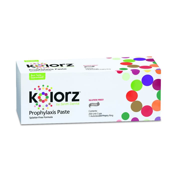 Kolorz Prophy Paste, Triple Mint, Extra Coarse Grit, 1.23% APF Fluoride, Unit Dose Cups, 200/Box, 788404 thumbnail 13
