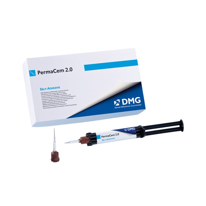 PermaCem 2.0 Smartmix Transparent Self-Adhesive Dual-Cure Luting Cement, 9 g Syringe with 15 Standard Mixing Tips and 5 Endo Tips, 213368 thumbnail 12