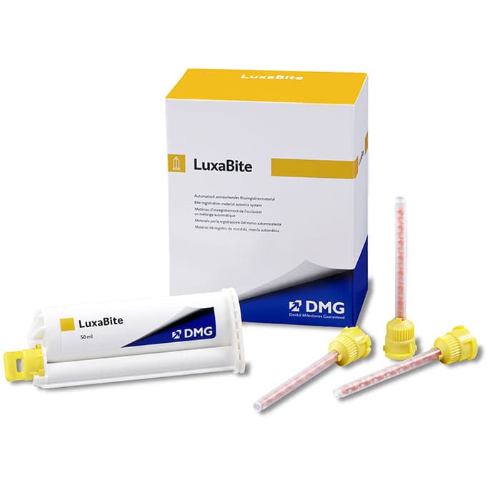 LuxaBite Rigid Bisacryl Bite Registration Material, Blue, Refill Kit, 50 ml Cartridge with 15 Automix Tips, 110560 thumbnail 14