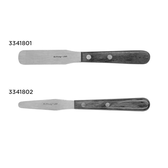 Hu-Friedy #8R Rigid Standard Laboratory Spatula with Wood Handle thumbnail 6