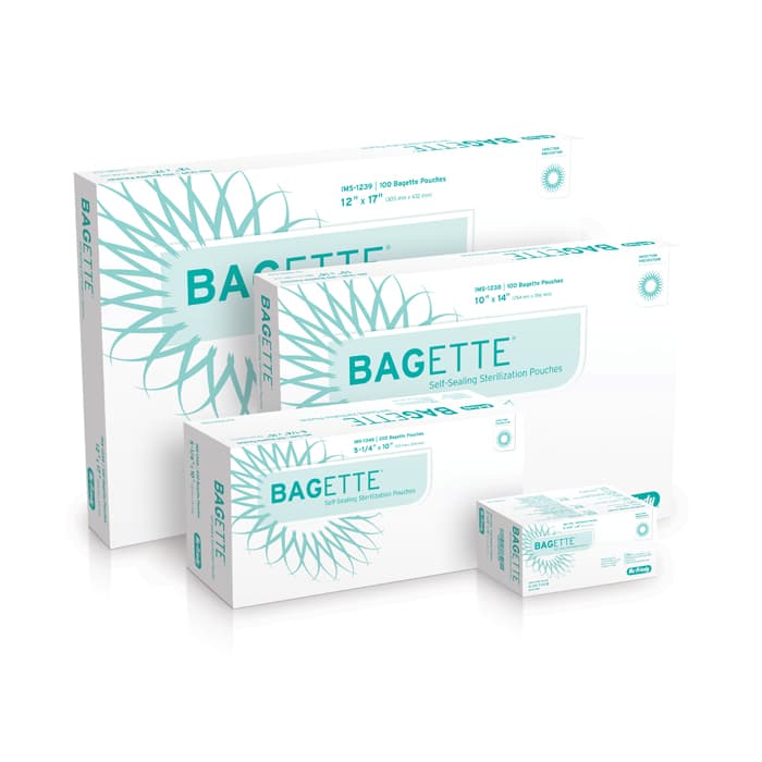 Hu-Friedy IMS Bagette Self-Sealing Sterilization Pouches, 7.5" x 13", Blue/White, 100/Box, IMS-1237 thumbnail 14