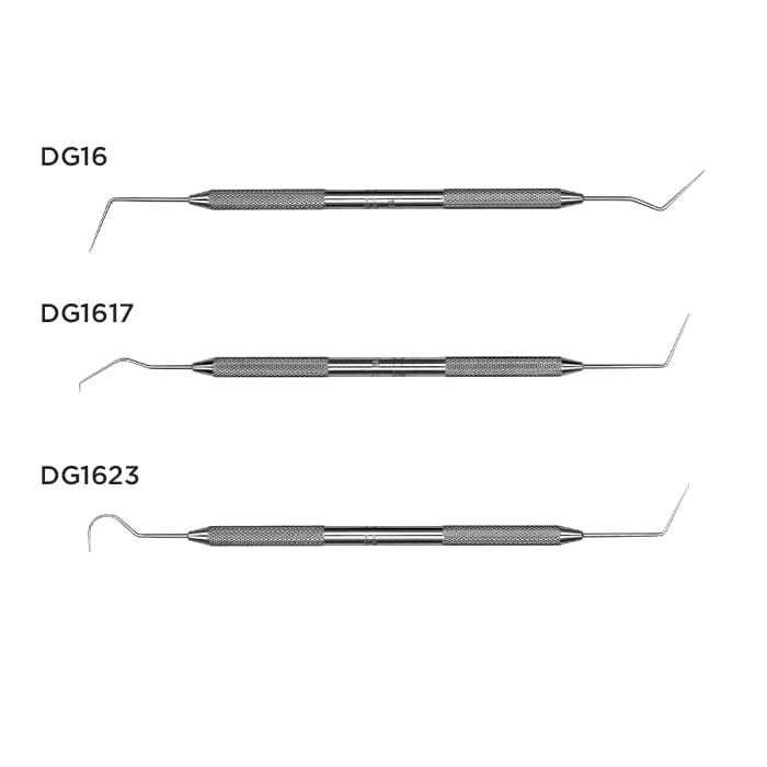 Hu-Friedy Endo Explorer, Double-Ended, DG16, #31 Round Handle, Stainless Steel, EXDG16, 1/Pk thumbnail 16