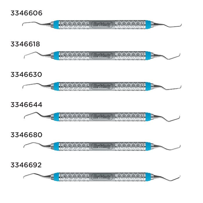 Hu-Friedy Mini-Five Gracey Curette 7/8, Double End, #8 ResinEight Handle, SAS7/88 thumbnail 9