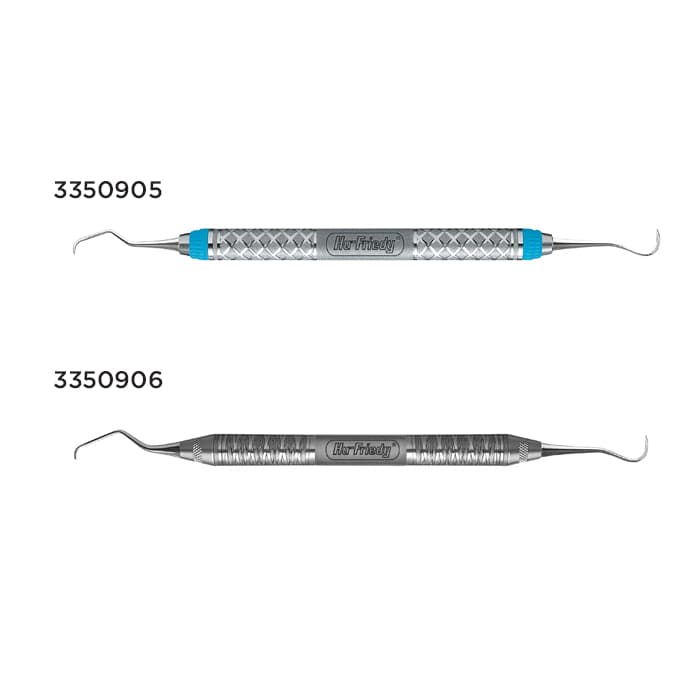 Hu-Friedy Sickle Scaler 137/Curette H5, Double-Ended, #6 Satin Steel Handle, SN1376 thumbnail 11