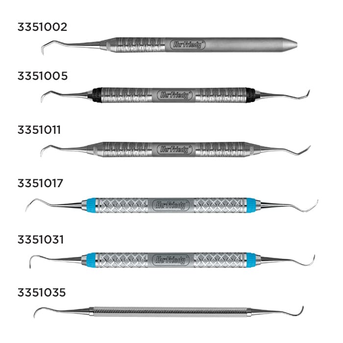 Hu-Friedy McCall 10 Single-End Scaler, #6 Satin Steel Handle, EverEdge 2.0, 1 Each thumbnail 4