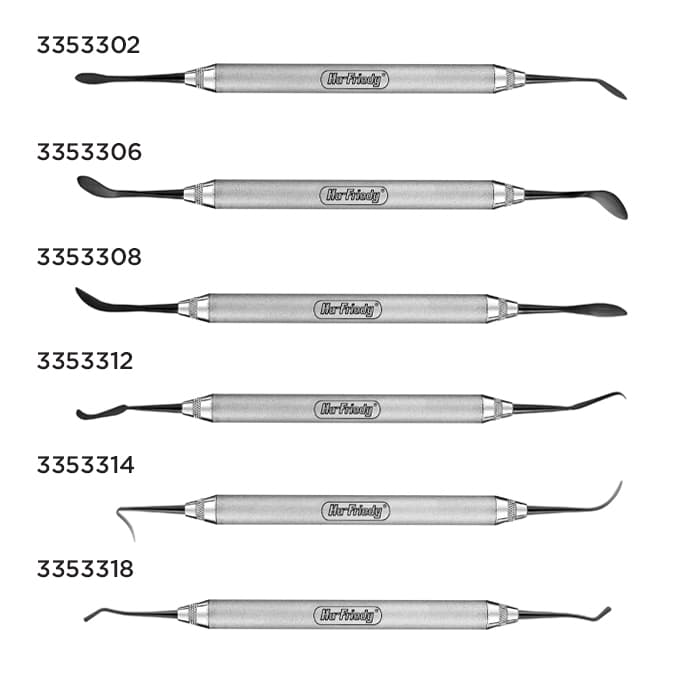 Hu-Friedy Composite Filling Instrument - Goldfogel Contouring #5 - XTS Smooth Satin Steel, Double End thumbnail 9