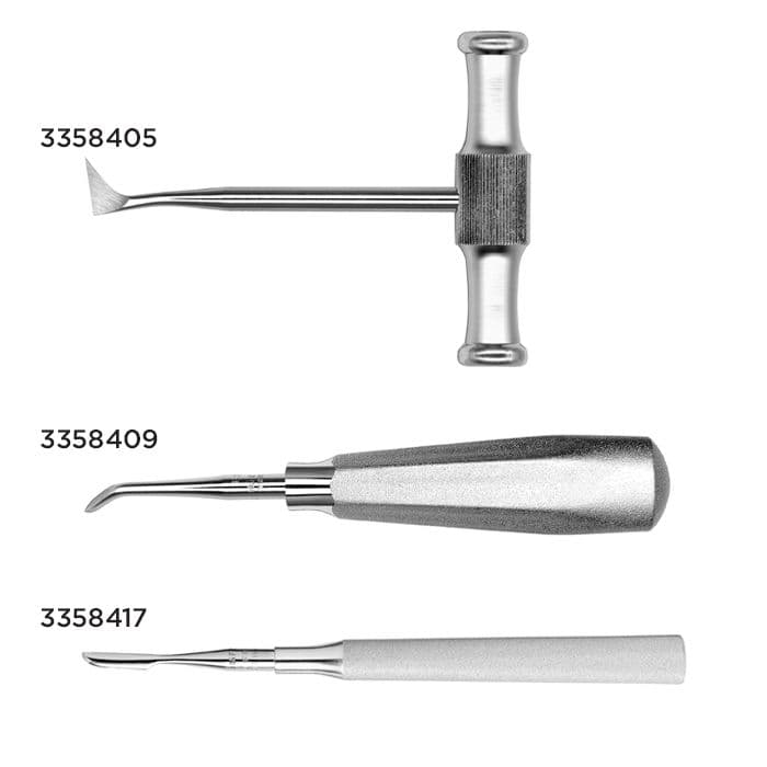Hu-Friedy ESA8 Elevator, #510 Large Tapered Hexagon Handle, Stainless Steel, 1 Each thumbnail 4