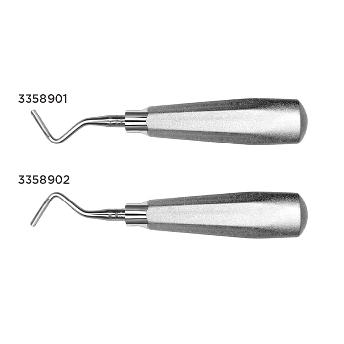 Hu-Friedy Hourigan Elevator #5 (Mod 38), Serrated, #510 Large Tapered Hexagon Handle, Part No. 303607 thumbnail 8