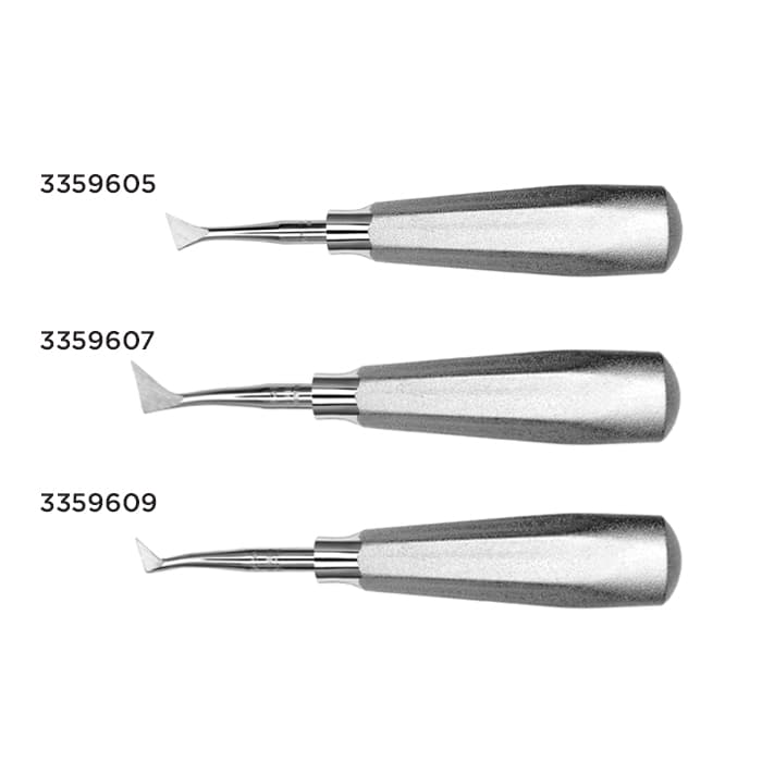 Hu-Friedy Cryer Elevator #25 Medium, Left, #510 Large Tapered Hexagon Handle, Single End, 1/Pk, E25 thumbnail 18