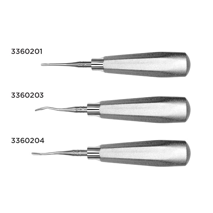 Hu-Friedy Elevator 302 Apexo, #510 Large Tapered Hexagon Handle, Single End, Stainless Steel thumbnail 10
