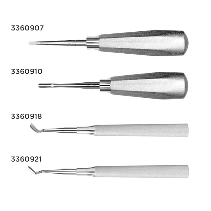 Hu-Friedy Luxating Elevator Curved 3mm Wide, #510 Large Tapered Hexagon Handle, EL3C thumbnail 11