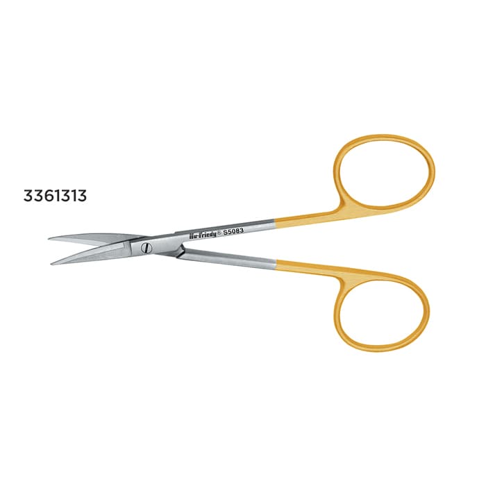 Hu-Friedy Iris Perma Sharp Surgical Scissors, Curved, 4-1/2" (11.5 cm), Stainless Steel, S5083 thumbnail 9
