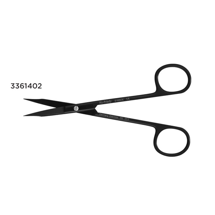 Hu-Friedy Black Line Iris Curved/Delicate Super-Cut Scissors, 4.5", S18SCX thumbnail 9