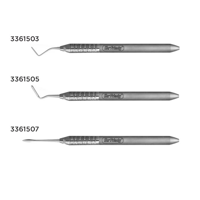 Hu-Friedy Periotome, Anterior Angled #5, Single End, #6 Satin Steel Handle, PT5 thumbnail 9