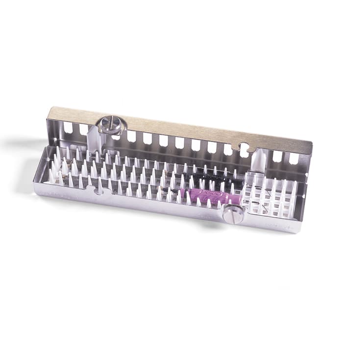 Hu-Friedy IMS Signature Series Ultrasonic Insert/Handpiece Cassette, Small, 1.5" x 8" x 1.25", White, Holds 2 Ultrasonic Inserts or 1 Handpiece, IM30HU2 thumbnail 9