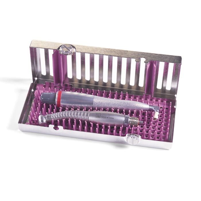 IMS® Signature Series® Ultrasonic Insert/Handpiece Cassette, Large, 3" x 8" x 1.25", Lavender, Holds 3 High-Speed Handpieces or 5 Ultrasonic Inserts, 1/Pk, IM60H6 thumbnail 11