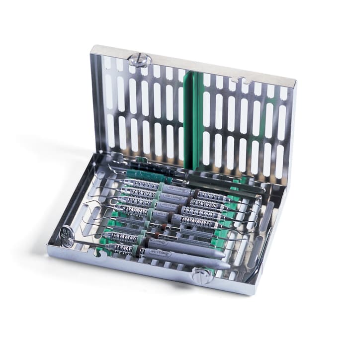 Hu-Friedy IMS Signature Series Instrument Cassette, Small, 10-Instrument, Gray, Stainless Steel, 5.5" x 8" x 1.25", IM5101 thumbnail 10