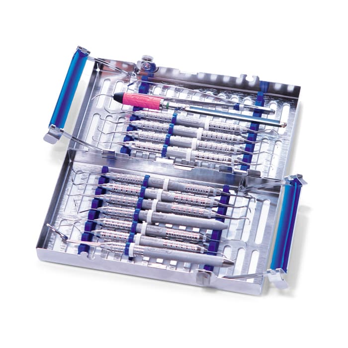 Hu-Friedy IMS Signature Series Double-Decker Cassette, 14-Instrument, Two-Tier, Purple, 4.5" x 8" x 1.5", 1/Pk, IM9146 thumbnail 13