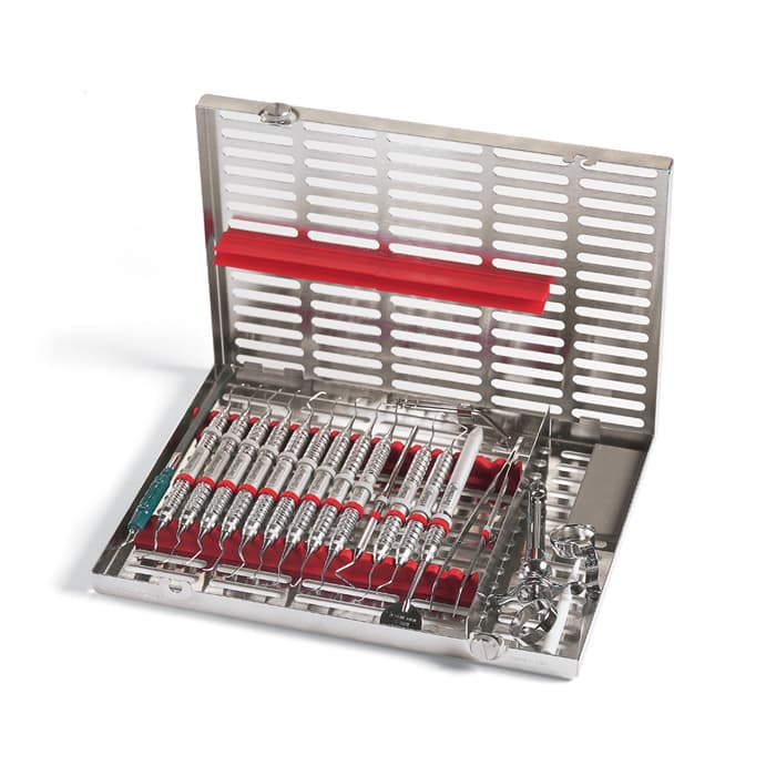 Hu-Friedy IMS Signature Series Large Cassette, 16-Instrument with Accessory Area, Gray, 8" x 11" x 1.25", IM4161 thumbnail 11