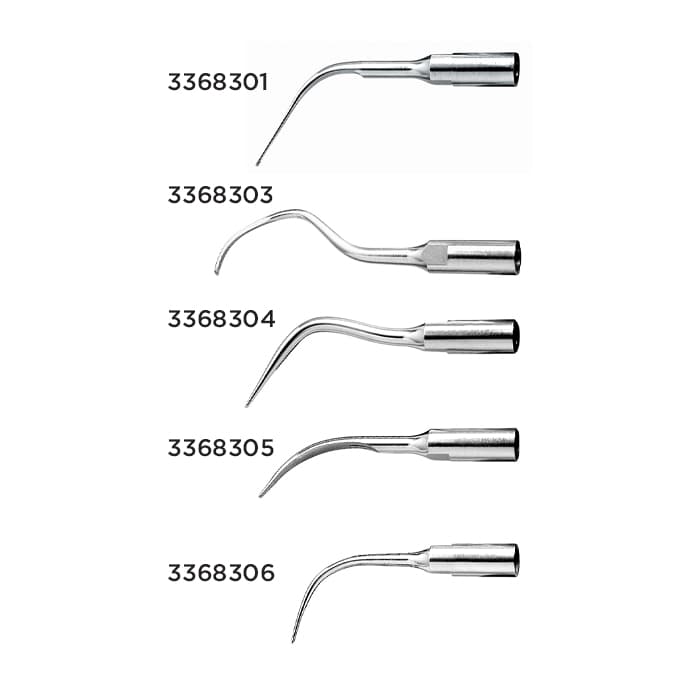 Hu-Friedy Symmetry S-Series Piezo Scaling Tip, P3 Universal (3 Perio), Thin-Bladed Curette, Stainless Steel, 1/Pk, USP3 thumbnail 16