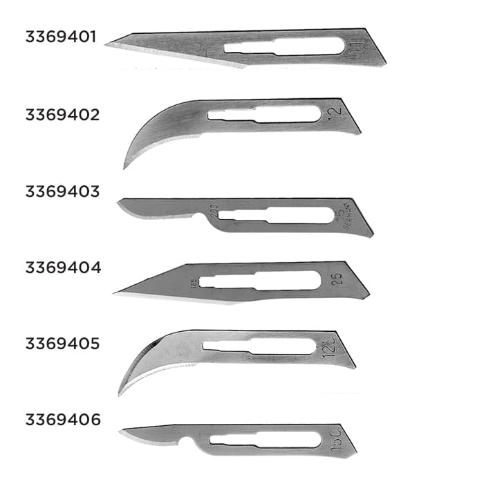 Hu-Friedy #11 Sterile Carbon Steel Surgical Scalpel Blade, Single Use, Box of 100, 10-255-11 thumbnail 7