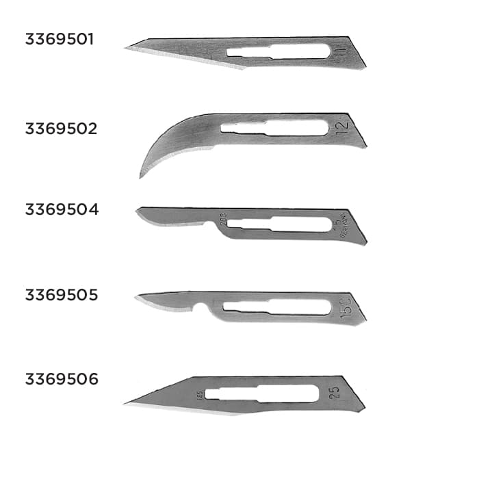 Hu-Friedy #11 Sterile Stainless Steel Surgical Scalpel Blades, 100/Box, 40-811 thumbnail 5
