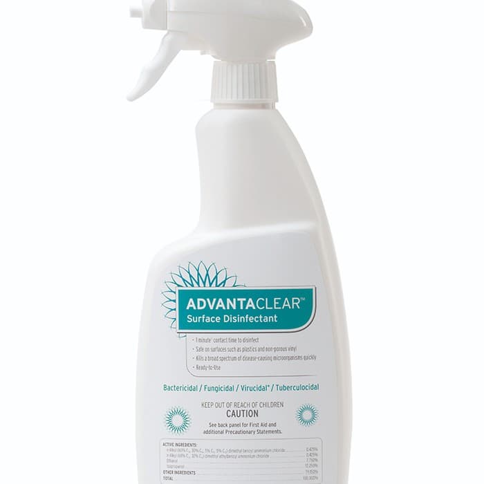 Hu-Friedy AdvantaClear Surface Disinfectant Spray, 24 oz Spray Bottle, Ready-to-Use, Fragrance-Free, IMS-2024 thumbnail 12