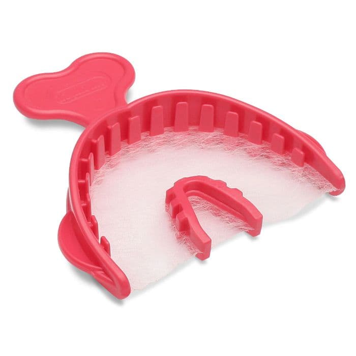 T-Loc Triple Tray Adhesive-Free Dual-Arch Impression Trays, Posterior, Coral, 35/Box, 1006204 thumbnail 14