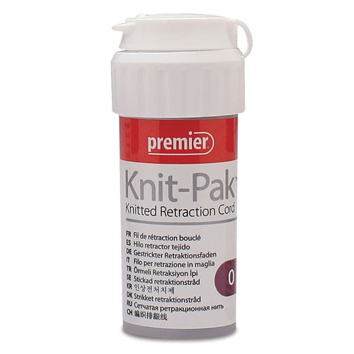 Knit-Pak Knitted Gingival Retraction Cord, Plain, Non-Impregnated, Size #1, Blue, 100", 1/Pk, 9007554 thumbnail 18