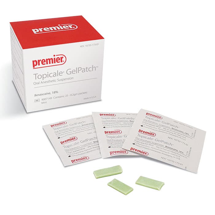 Topicale GelPatch Topical Anesthetic Patch, Mint, 18% Benzocaine, 25/Box, 9007149 thumbnail 18
