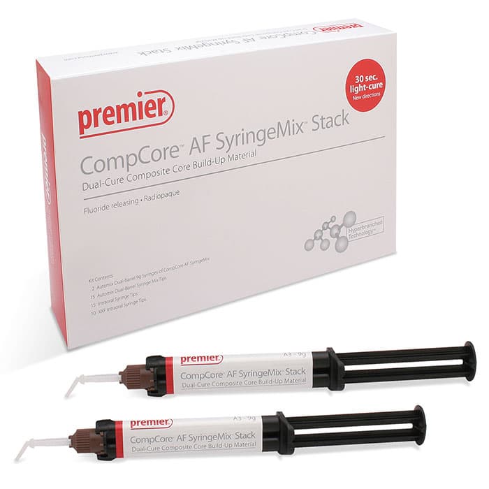 CompCore AF SyringeMix STACK Core Build-Up Material, Dual-Cure, A3, 9 g, 2/Pk, 3001513 thumbnail 24