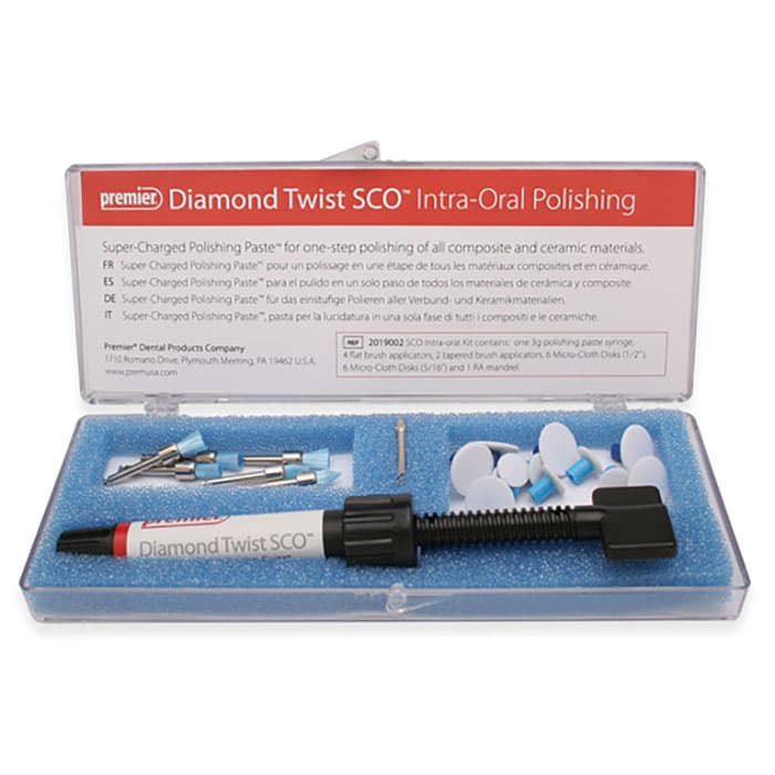 Diamond Twist SCO Micro-Cloth Disks, 5/16", Light Blue, 25/Pkg, 2019061 thumbnail 9