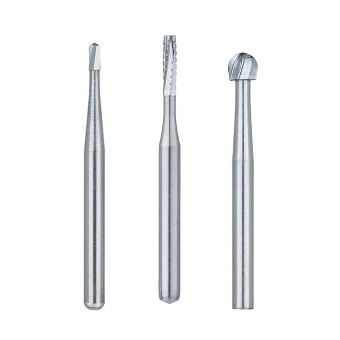 Meisinger Tungsten Carbide Bur #170L, HM23L-010-FGL, Long Tapered Fissure Crosscut, Friction Grip (FG) Long Shank, 1.0 mm Head, 5/Pk thumbnail 8