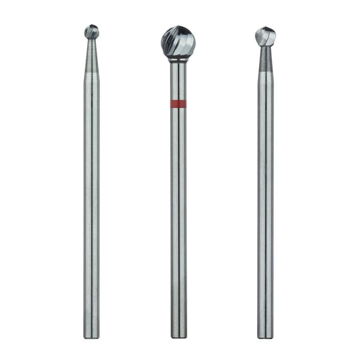Meisinger HM141A-023-HP Allport Surgical Carbide Bur, Round X-Cut, 2.3 mm, HP, 2/Pack thumbnail 3
