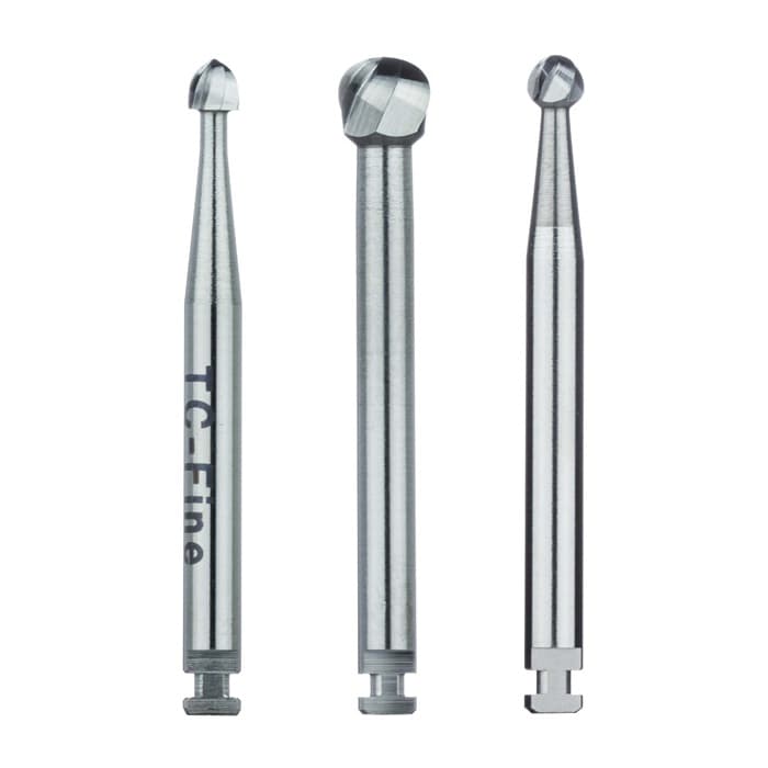 Meisinger Allport Surgical Carbide Bur, Round, Fine XL, 2.3 mm, Right Angle (RA), 2/Pack, HM141F-023-RAX thumbnail 3