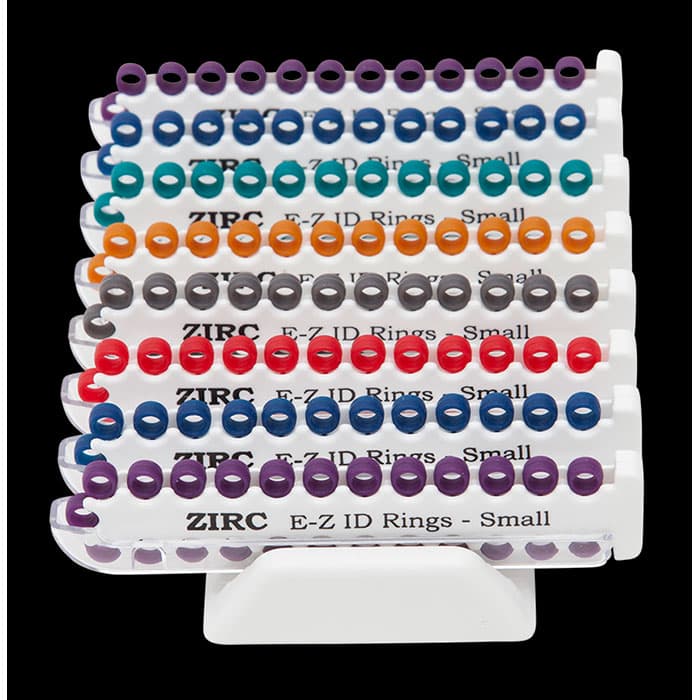Zirc E-Z ID Instrument Rings, Small, Neon Pink, 1/8" Diameter, 25/Pack, 70Z100S thumbnail 12