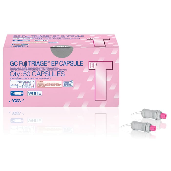 GC Fuji TRIAGE EP Pink Glass Ionomer Pit & Fissure Sealant Capsules, 0.30g Powder/0.15g Liquid, 50/Box, 013604 thumbnail 12