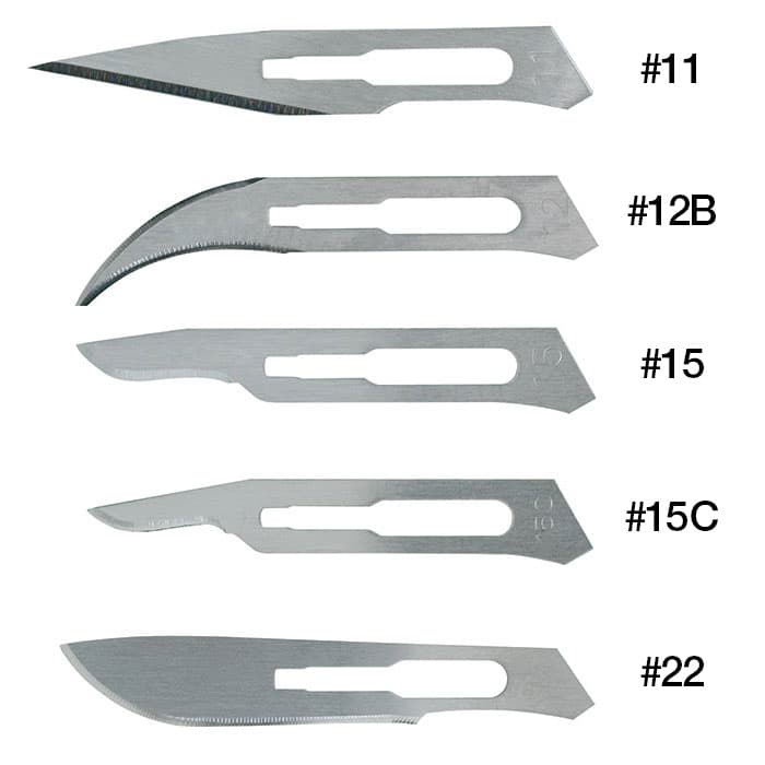 Miltex #15 Sterile Carbon Steel Surgical Blades, Individually Wrapped, 100/Box, 4-115 thumbnail 9