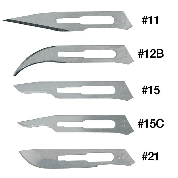 Miltex #15 Stainless Steel Sterile Surgical Blades, Individually Wrapped, 100/Box, 4-315 thumbnail 16