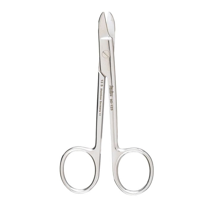 Miltex Wire Cutting Scissors, 4-3/8" Straight, One Serrated Blade, Stainless Steel thumbnail 3