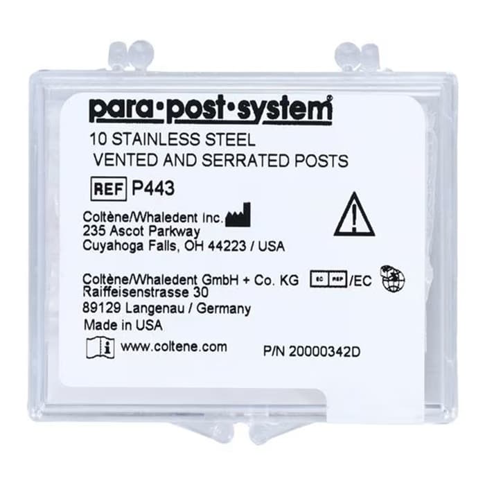 ParaPost Stainless Steel Endodontic Posts, Size 3, .036" (0.90mm), Brown, Bulk Refill, 25/Pk, P443B thumbnail 13