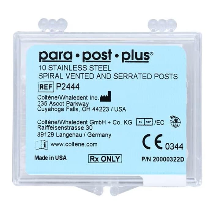 ParaPost Plus Stainless Steel Endodontic Posts, Size 3, 0.036" (0.90mm), Brown, 10/Pk, P244-3 thumbnail 18